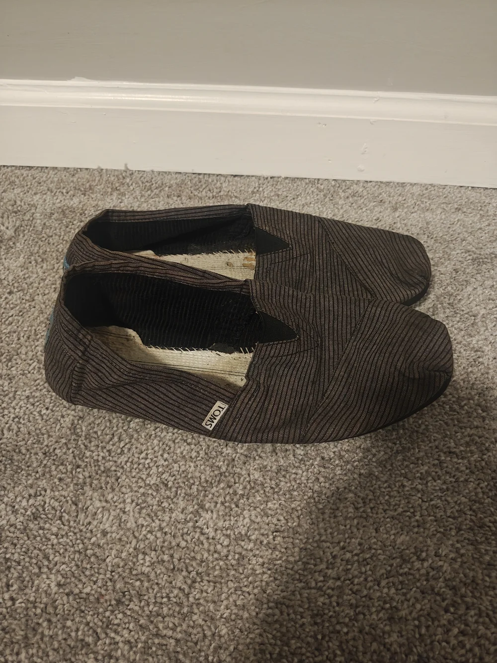 Toms Casual Slip-On Black-Grey